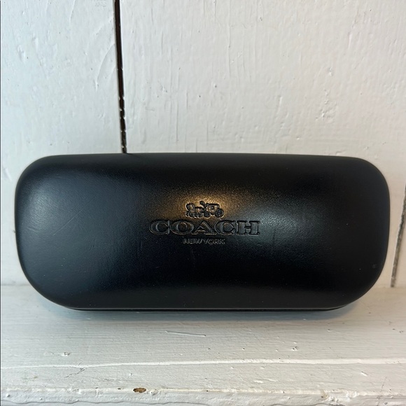 Coach Glasses Hard Case Sunglasses Protection Fashion Glasses Black - Picture 11 of 11